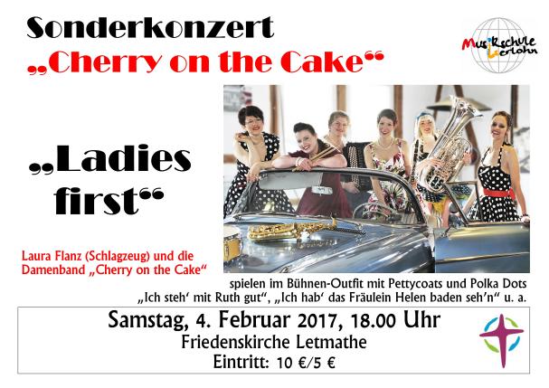 Cherry on the Cake in der Kirche